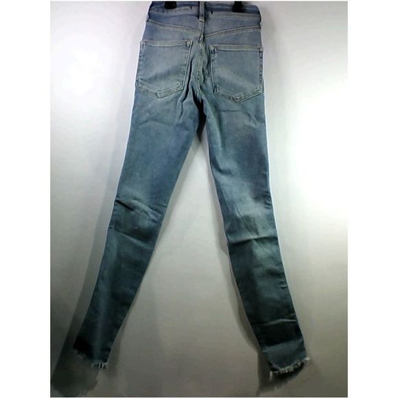 Free People Girls PN8W Skinny Zipper Jeans, Blue, Size XX-Large - Picture 2 of 5